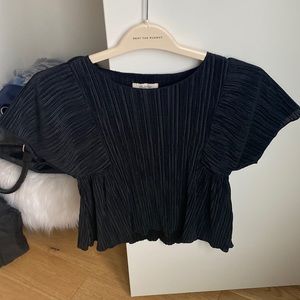 Madewell flare arm top